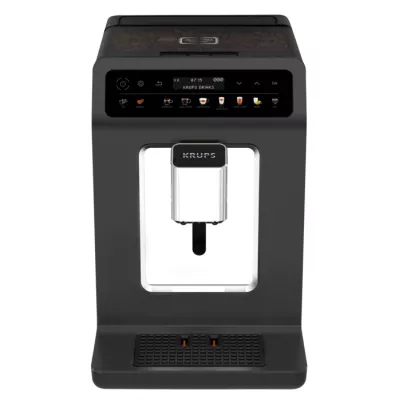 Кавомашина Krups Evidence One 2.3л, зерно, автомат.капучинатор, ОLED диспл, аторец. - 17, свій рецепт, графіт (EA895N10)