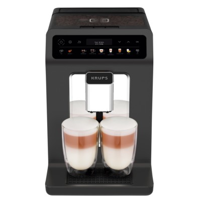 Кавомашина Krups Evidence One 2.3л, зерно, автомат.капучинатор, ОLED диспл, аторец. - 17, свій рецепт, графіт (EA895N10)
