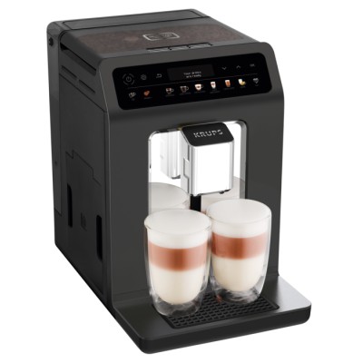 Кавомашина Krups Evidence One 2.3л, зерно, автомат.капучинатор, ОLED диспл, аторец. - 17, свій рецепт, графіт (EA895N10)
