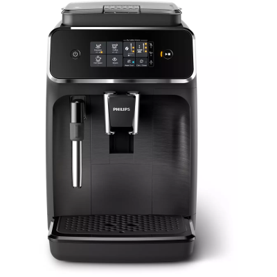 Кавомашина Philips Series 2200 1.8л, зерно, ручний капучинатор, авторецептів - 1, чорний (EP2220/10)