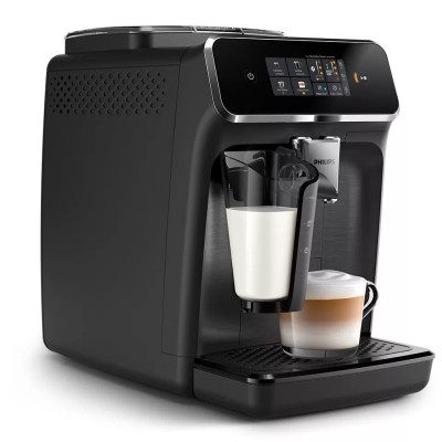 Кавомашина Philips Series 2300 1.8л, зерно + мелена, автомат.капучинатор, сенсор.керування, чорний (EP2330/10)