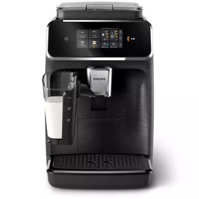 Кавомашина Philips Series 2300 1.8л, зерно + мелена, автомат.капучинатор, сенсор.керування, чорний (EP2330/10)