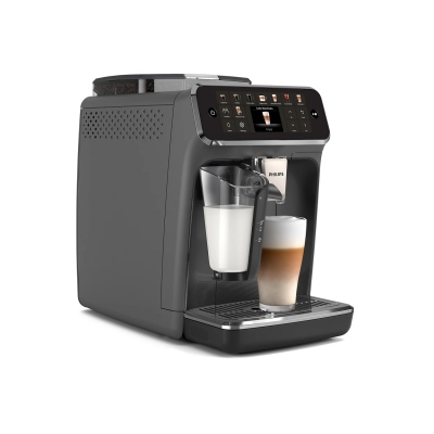 Кавомашина Philips Series 5500, 1.8л, зерно+мелена, автомат.капуч, дисплей, авторецептів -22, холодна кава, сріблясто-чорний (EP