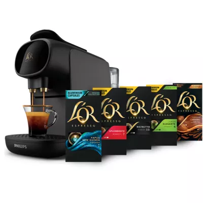 Кавомашина Philips капсульна L'OR Barista Sublime, 0.8л, капсули, чорний (LM9012/60)