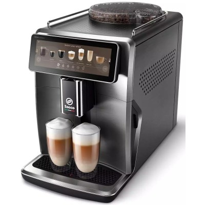 Кавомашина Saeco Xelsis Deluxe 1.7л, зерно + мелена, автомат.капучинатор, авторецептів - 22, сріблястий (SM8889/00)