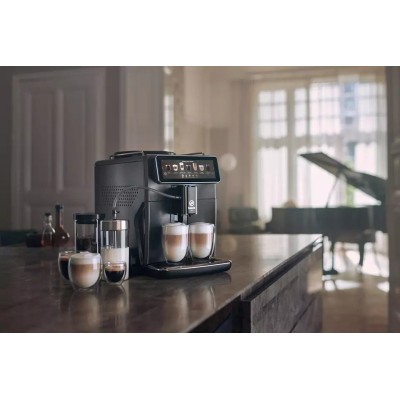 Кавомашина Saeco Xelsis Deluxe 1.7л, зерно + мелена, автомат.капучинатор, авторецептів - 22, сріблястий (SM8889/00)