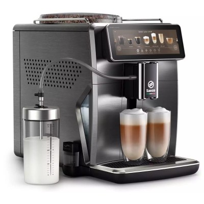 Кавомашина Saeco Xelsis Deluxe 1.7л, зерно + мелена, автомат.капучинатор, авторецептів - 22, сріблястий (SM8889/00)