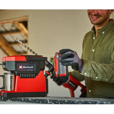 Кавомашина акумуляторна Einhell TE-CF 18 Li - Solo PXC 18В 240мл 80°С 1.2кг без АКБ та ЗП (4609990)