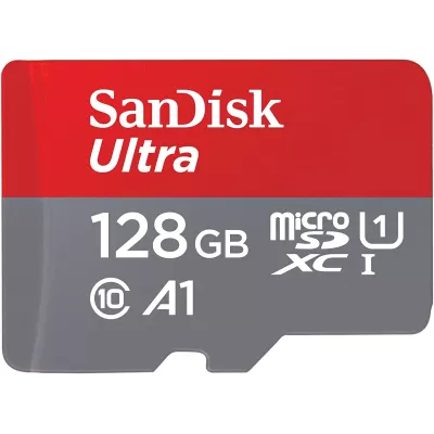 Карта пам'яті SanDisk microSD 128GB C10 UHS-I R140MB/s Ultra (SDSQUAB-128G-GN6MN)