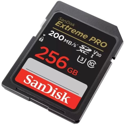 Карта пам'яті SanDisk SD 256GB C10 UHS-I U3 R200/W140MB/s Extreme Pro V30 (SDSDXXD-256G-GN4IN)