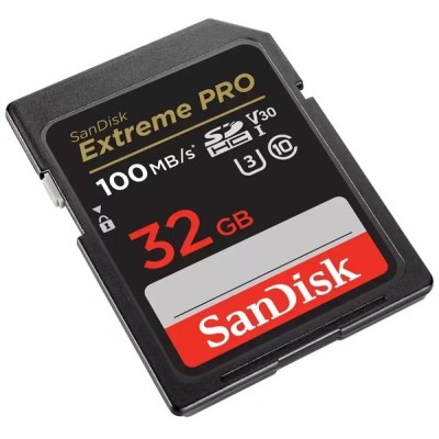 Карта пам'яті SanDisk SD 32GB C10 UHS-I U3 R100/W90MB/s Extreme Pro V30 (SDSDXXO-032G-GN4IN)