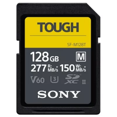 Карта пам'яті Sony SDXC 128GB C10 UHS-II U3 V60 R277/W150MB/s Tough (SFM128T.SYM)