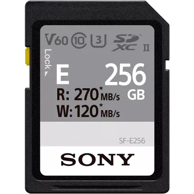 Карта пам'яті Sony SDXC 256GB C10 UHS-II U3 V60 R270/W120MB/s Entry (SFE256.ET4)