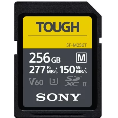 Карта пам'яті Sony SDXC 256GB C10 UHS-II U3 V60 R277/W150MB/s Tough (SFM256T.SYM)