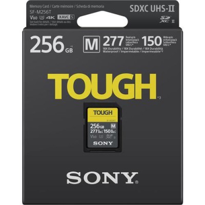 Карта пам'яті Sony SDXC 256GB C10 UHS-II U3 V60 R277/W150MB/s Tough (SFM256T.SYM)