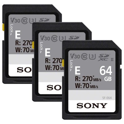 Карта пам'яті Sony SDXC 64GB C10 UHS-II U3 V30 R270/W45MB/s Entry (SFE64A.ET4)