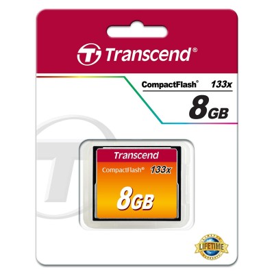 Карта пам'яті Transcend CF 8GB 133X (TS8GCF133)