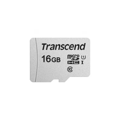 Карта пам'яті Transcend microSD 16GB C10 UHS-I R95/W10MB/s + SD (TS16GUSD300S-A)