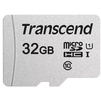 Карта пам'яті Transcend microSD 32GB C10 UHS-I R100/W20MB/s + SD (TS32GUSD300S-A)