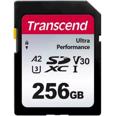 Карта пам'яті Transcend SD 256GB C10 UHS-I U3 A2 R160/W90MB/s 4K (TS256GSDC340S)