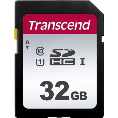 Карта пам'яті Transcend SD 32GB C10 UHS-I R100/W20MB/s (TS32GSDC300S)