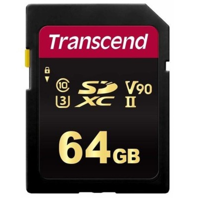 Карта пам'яті Transcend SD 64GB C10 UHS-II U3 R285/W220MB/s 4K (TS64GSDC700S)