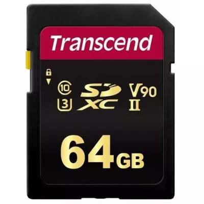 Карта пам'яті Transcend SD 64GB C10 UHS-II U3 R285/W220MB/s 4K (TS64GSDC700S)