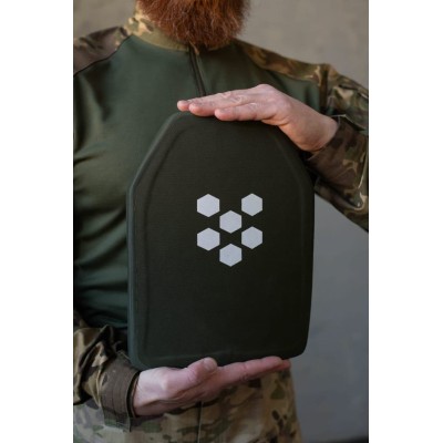 Керамічна плита Українська Броня SA3+, тип Stand Alone, клас захисту ДСТУ 4, розмір L