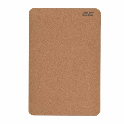 Килимок для миші 2E CORK, S(300x200x2мм), коричневий (2E-PAD-S-CORK)