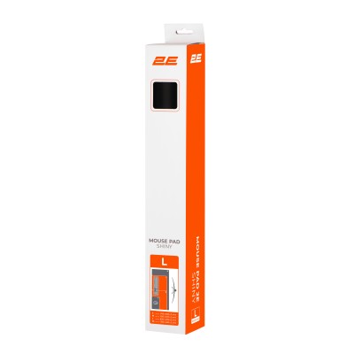 Килимок для миші 2E SHINY, L(800x400x2мм), чорний (2E-PAD-L-SHINY-BLACK)
