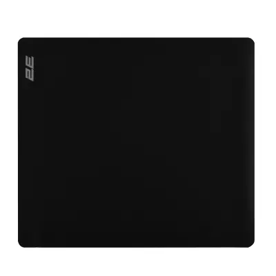 Килимок для миші 2E SHINY, M(450x400x2мм), чорний (2E-PAD-M-SHINY-BLACK)