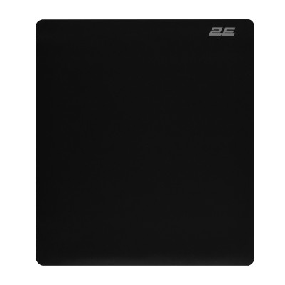 Килимок для миші 2E SHINY, M(450x400x2мм), чорний (2E-PAD-M-SHINY-BLACK)