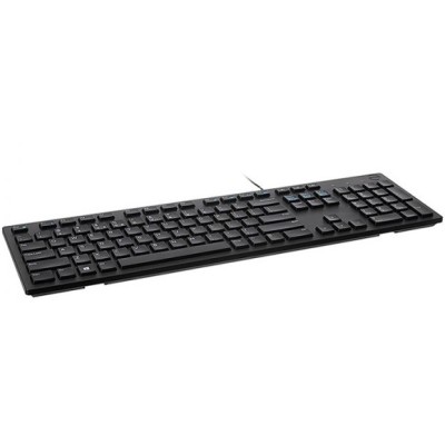 Клавiатура Dell Multimedia Keyboard-KB216 Ukrainian (QWERTY) - Black (580-AHHE)
