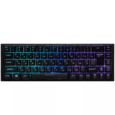 Клавіатура мембранна 2E GAMING KG350 68key, USB-A, EN/UA/RU, RGB, чорний (2E-KG350UBK)