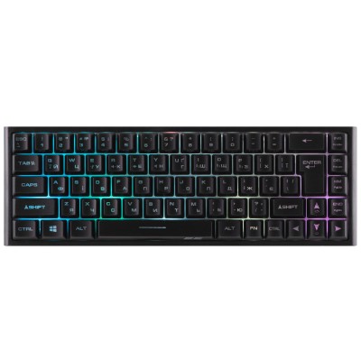 Клавіатура мембранна 2E GAMING KG360 68key, USB-A/WL, EN/UA/RU, RGB, чорний (2E-KG360UBK)