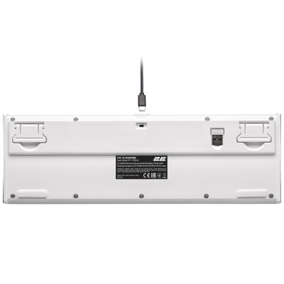 Клавіатура мембранна 2E GAMING KG360 68key, USB-A/WL, EN/UA/RU, RGB, чорний (2E-KG360UBK)