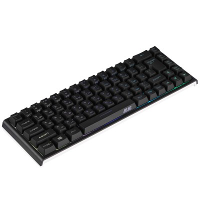Клавіатура мембранна 2E GAMING KG360 68key, USB-A/WL, EN/UA/RU, RGB, чорний (2E-KG360UBK)