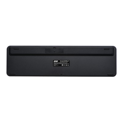 Клавіатура мембранна 2E KS240 110key, WL/BT, EN/UK, сіро-чорний (2E-KS240WG_UA)