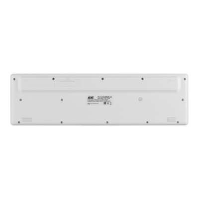 Клавіатура мембранна 2E KS260 106key, WL, EN/UK, білий (2E-KS260WWH_UA)
