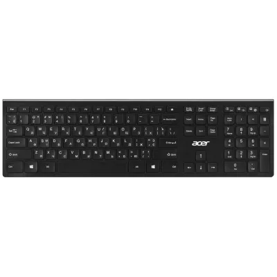 Клавіатура мембранна Acer OKR020, 109key, WL, EN/UKR/RU,чорний (ZL.KBDEE.011)