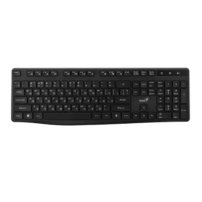 Клавіатура мембранна Genius KB-7200, 104key, WL, EN/UKR, чорний (31320002406)