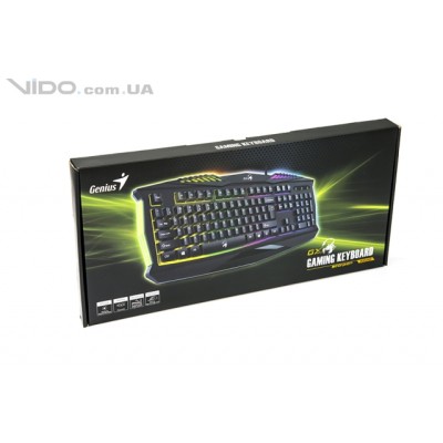 Клавіатура мембранна Genius Scorpion K-220, 104key, USB-A, чорний (31310475104)
