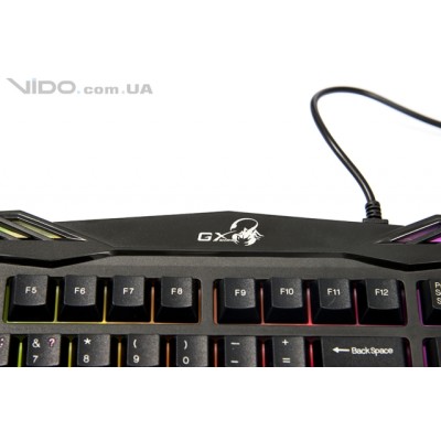 Клавіатура мембранна Genius Scorpion K-220, 104key, USB-A, чорний (31310475104)