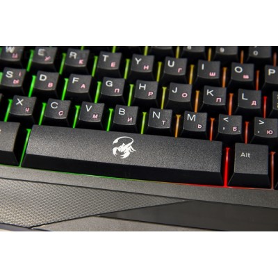 Клавіатура мембранна Genius Scorpion K-220, 104key, USB-A, чорний (31310475104)