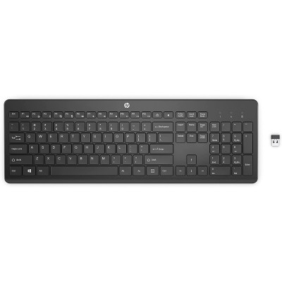 Клавіатура мембранна HP 230, 106key, WL, EN/UK, чорний (3L1E7AA)