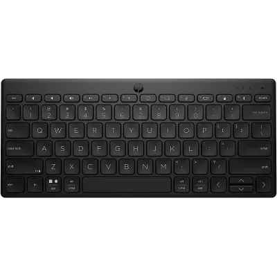 Клавіатура мембранна HP 350 Compact Multi-Device, 78key, BT, EN/UK, чорний (692S8AA)