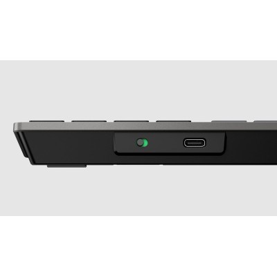 Клавіатура мембранна HP 720 Multi-Device Rechargeable, 109key, WL/BT, EN/UK, чорний (9T5B1AA)