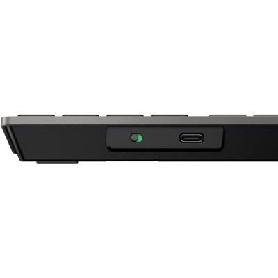 Клавіатура мембранна HP 720 Multi-Device Rechargeable, 109key, WL/BT, EN/UK, чорний (9T5B1AA)
