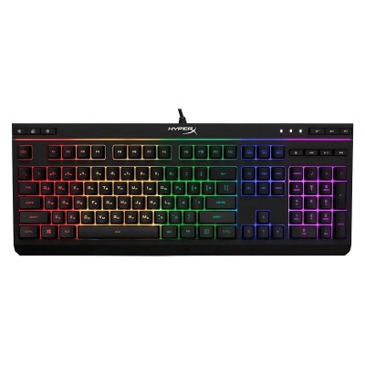 Клавіатура мембранна HyperX Alloy Core 114key, USB-A, EN/UK, RGB, чорний (4P4F5AA)
