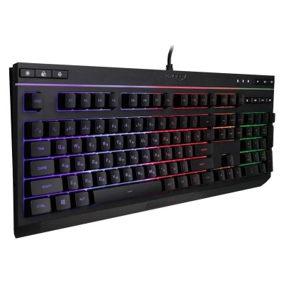 Клавіатура мембранна HyperX Alloy Core 114key, USB-A, EN/UK, RGB, чорний (4P4F5AA)